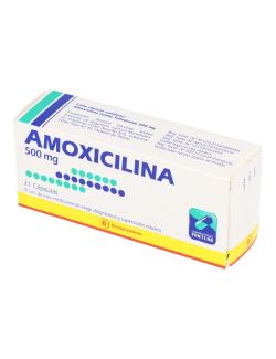 AMOXICILINA 500 MG. 21 CAPSULAS BIOEQUIVALENTE LAB. MINTLAB