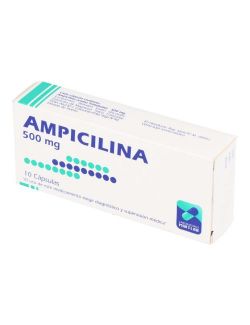 AMPICILINA 500 MG 10 CÁPSULAS LAB. MINTLAB