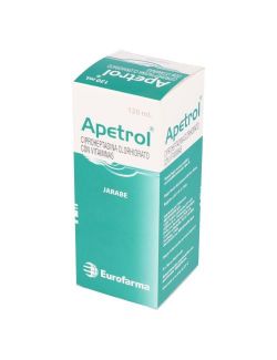 CIPROHEPTADINA CRORHIDRATO CON VITAMINAS APETROL JARABE 120 ML EUROFARMA