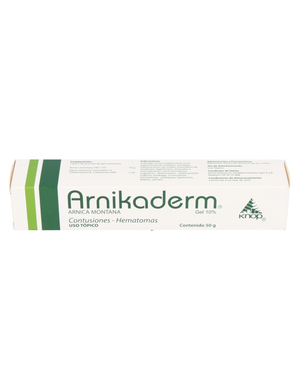 ARNIKADERM ARNICA 10% GEL TÓPICO 50 GR LAB.KNOP