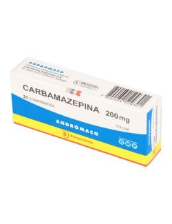 CARBAMAZEPINA 200 MG 20 COMPRIMIDOS BIOEQUIVALENTE ANDROMACO