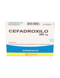 CEFADROXILO 500 MG 8 CAPSULAS BIOEQUIVALENTE LAB.ANDROMACO