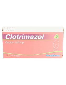 CLOTRIMAZOL 100 MG 6 OVULOS HOSPIFARMA