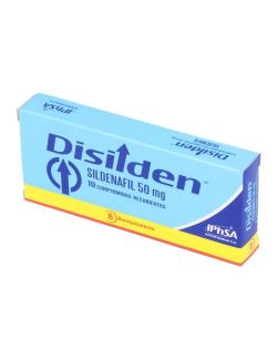 DISILDEN SILDENAFIL 50 MG 10 COMPRIMIDOS RECUBIERTOS BIOEQUIVALENTE LAB.IPHSA