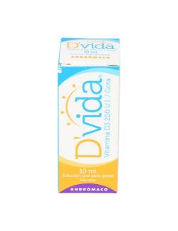 D’VIDA GOTAS 10 ML VITAMINA D3 200 UI/GOTA ANDROMACO