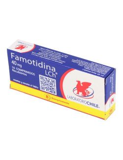 FAMOTIDINA 40 MG 10 COMPRIMIDOS RECUBIERTOS BIOEQUIVALENTE LABORATORIO CHILE