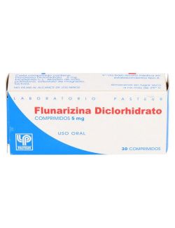 FLUNARIZINA DICLORHIDRATO 5 MG 30 COMPRIMIDOS LABORATORIO PASTEUR