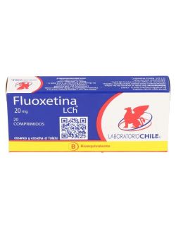FLUOXETINA 20MG 20 COMPRIMIDOS BIOEQUIVALENTE LAB.CHILE