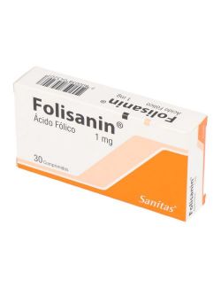 FOLISANIN ACIDO FOLICO 1 MG 30 COMPRIMIDOS LAB. SANITAS