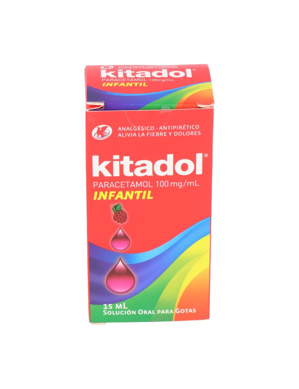 PARACETAMOL KITADOL INFANTIL 100 MG/ML GOTAS 15 ML CHILE