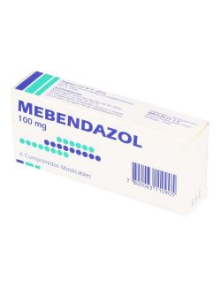 MEBENDAZOL 100 MG 6 COMPRIMIDOS MASTICABLES MINTLAB