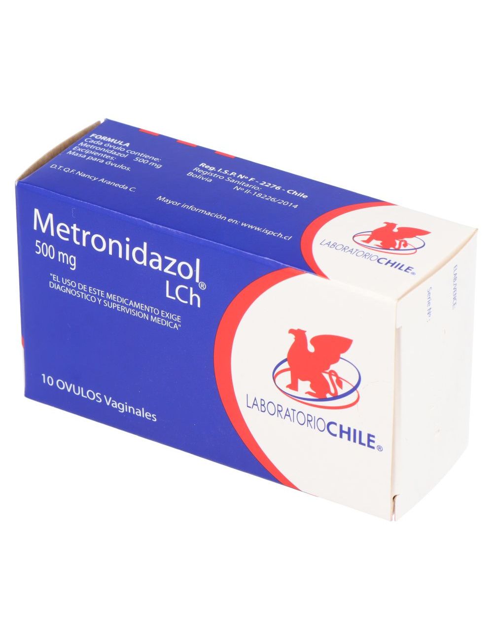 Precio Metronidazol 500 mg 10 Óvulos Vaginales Farmalisto CL