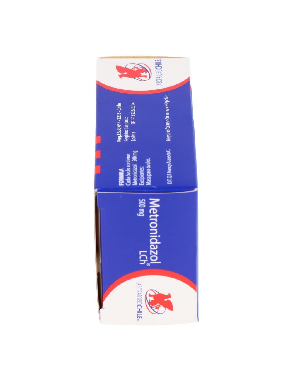 METRONIDAZOL 500 MG 10 OVULOS VAGINALES LABORATORIO CHILE