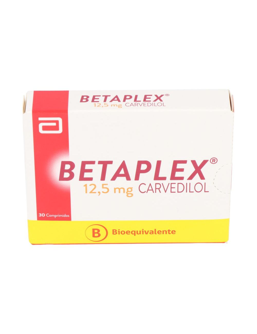 BETAPLEX CARVEDILOL 12,5 MG 30 COMPRIMIDOS BIOEQUIVALENTE LABORATORIO ABBOTT