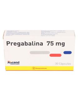 PREGABALINA 75 MG 30 CAPSULAS BIOEQUIVALENTE LAB.ASCEND