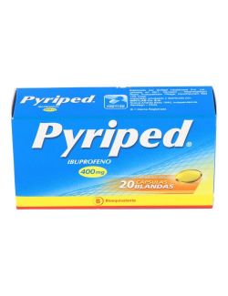 PYRIPED 400 MG 20 CAPSULAS BLANDAS BIOEQUIVALENTE MINTLAB