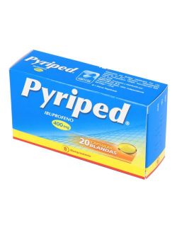 PYRIPED 400 MG 20 CAPSULAS BLANDAS BIOEQUIVALENTE MINTLAB