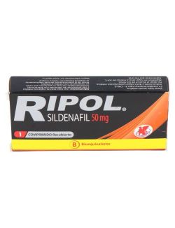 RIPOL SILDENAFIL 50 MG 1 COMPRIMIDO RECUBIERTO BIOEQUIVALENTE LAB. CHILE