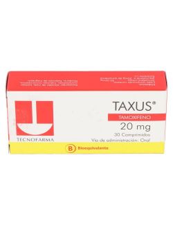 TAMOXIFENO TAXUS 20 MG 30 COMPRIMIDOS BIOEQUIVALENTE TECNOFARMA