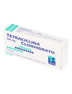 TETRACICLINA 500 MG 8 CAPSULAS LAB. MINTLAB