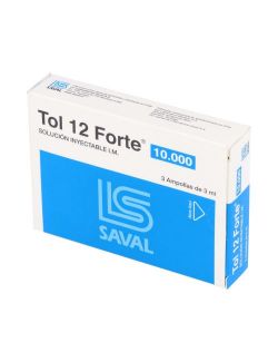 TOL 12 FORTE 10.000 UI 3 AMPOLLAS SOLUCION INYECTABLE I.M. SAVAL