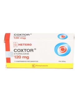 ETORICOXIB COXTOR 120 MG 7 COMPRIMIDOS RECUBIERTOS BIOEQUIVALENTE ...