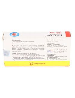 ETORICOXIB COXTOR 120 MG 7 COMPRIMIDOS RECUBIERTOS BIOEQUIVALENTE ...