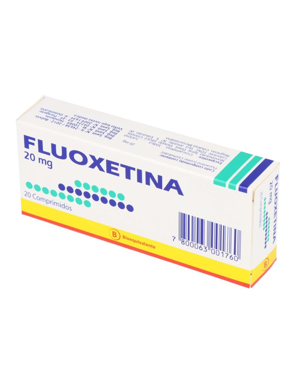 FLUOXETINA 20 MG 20 COMPRIMIDOS BIOEQUIVALENTE MINTLAB