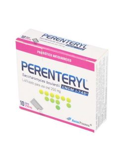 PERENTERYL PROBIÓTICO ANTIDIARREICO SACCHAROMYCES BOULARDII 10 SOBRES DE 250 MG LAB. AXON PHARMA