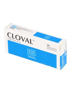 CLOBUTINOL CLOVAL 40 MG 20 COMPRIMIDOS RECUBIERTOS SAVAL