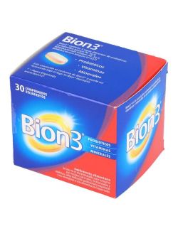 BION 3 VITAMINAS 30 COMPRIMIDOS RECUBIERTO P y G