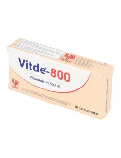 VITDE VITAMINA D3 800 UI 30 COMPRIMIDOS PASTEUR