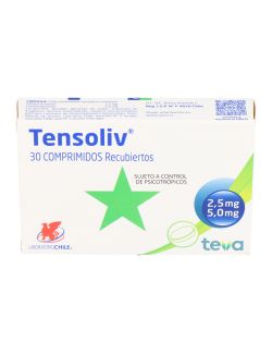 TENSOLIV BIOEQUIVALENTE 30 COMPRIMIDOS RECUBIERTOS LABORATORIO CHILE