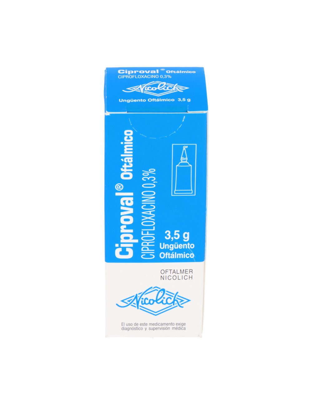 CIPROVAL CIPROFLOXACINO 0.3% UNGÜENTO OFTALMICO 3.5 G LAB. SAVAL