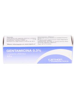 GENTAMICINA 0.3% UNGUENTO OFTALMICO 3.5 GR ETHON