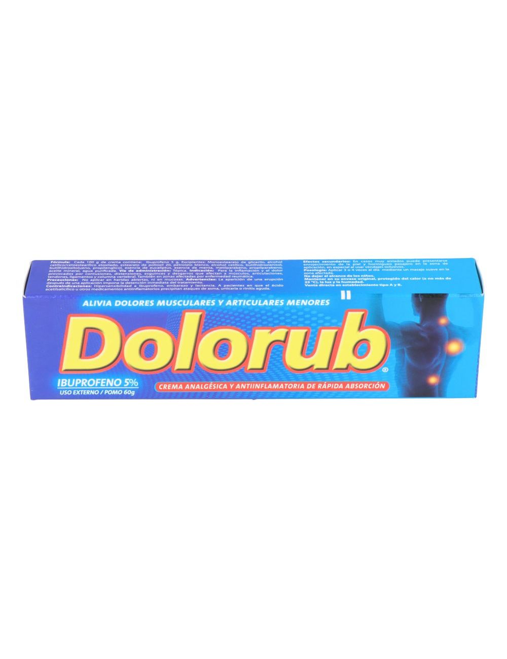 DOLORUB IBUPROFENO 5% CREMA TÓPICA 60 G. LAB. MAVER