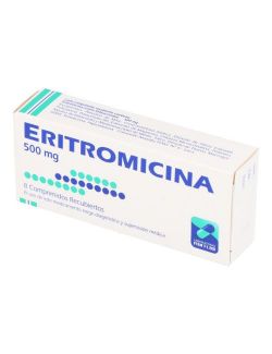 ERITROMICINA 500 MG 8 COMPRIMIDOS RECUBIERTOS LAB. MINTLAB