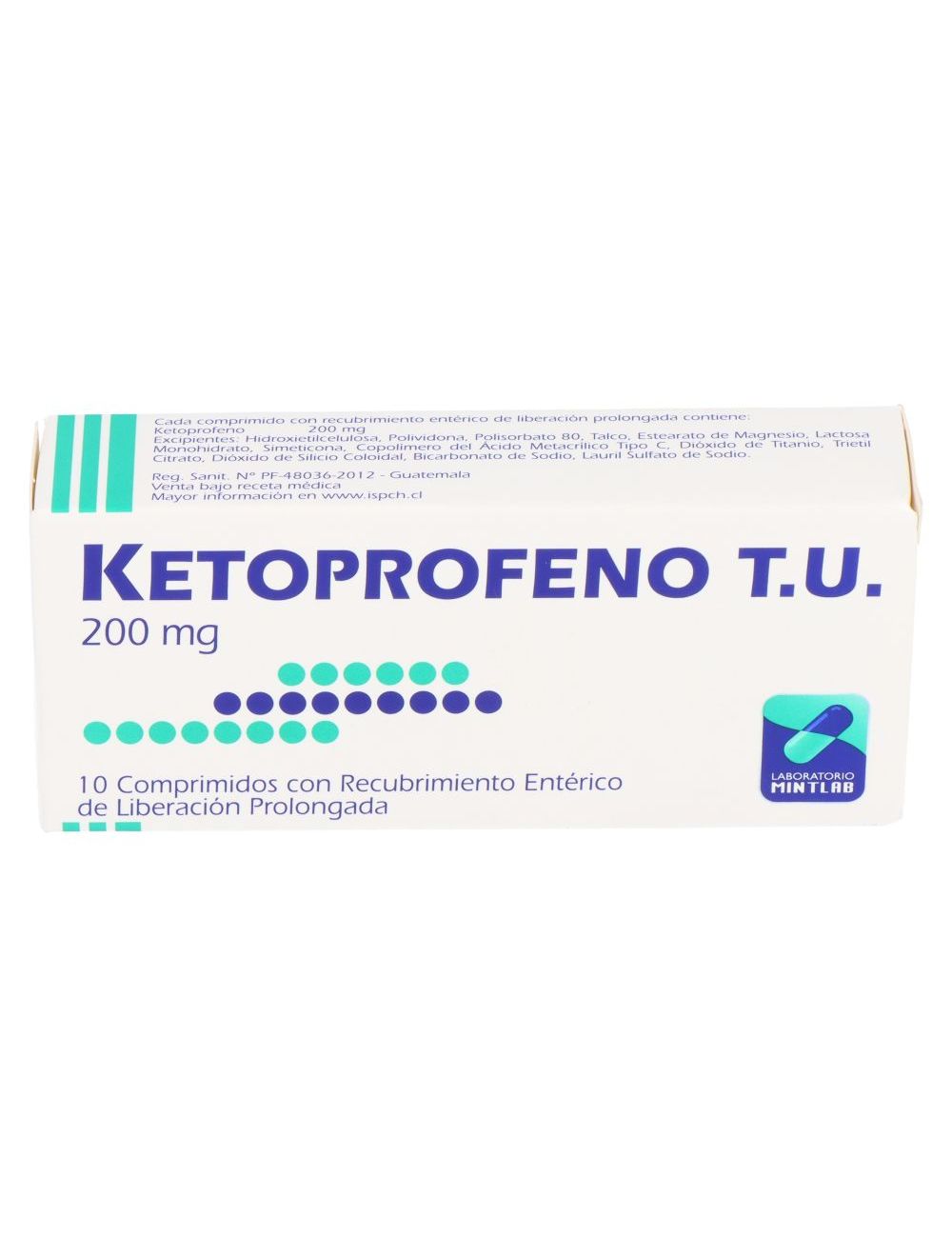 KETOPROFENO T.U 200 MG 10 COMPRIMIDOS LIBERACION PROLONGADA LAB. MINTLAB