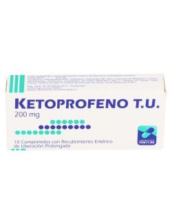 KETOPROFENO T.U 200 MG 10 COMPRIMIDOS LIBERACION PROLONGADA LAB. MINTLAB