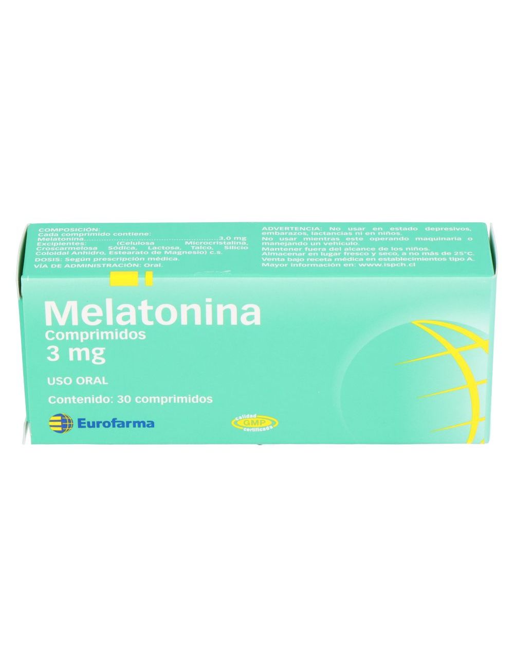 MELATONINA 3MG 30 COMPRIMIDOS EUROFARMA