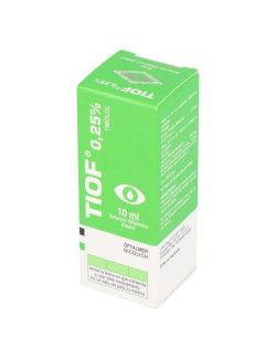 TIMOLOL TIOF SOLUCION OFTALMICA ESTERIL AL 0.25% 10 ML SAVAL