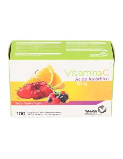 VITAMINA ACIDO ASCORBICO C 100 MG 100 COMPRIMIDOS VALMA