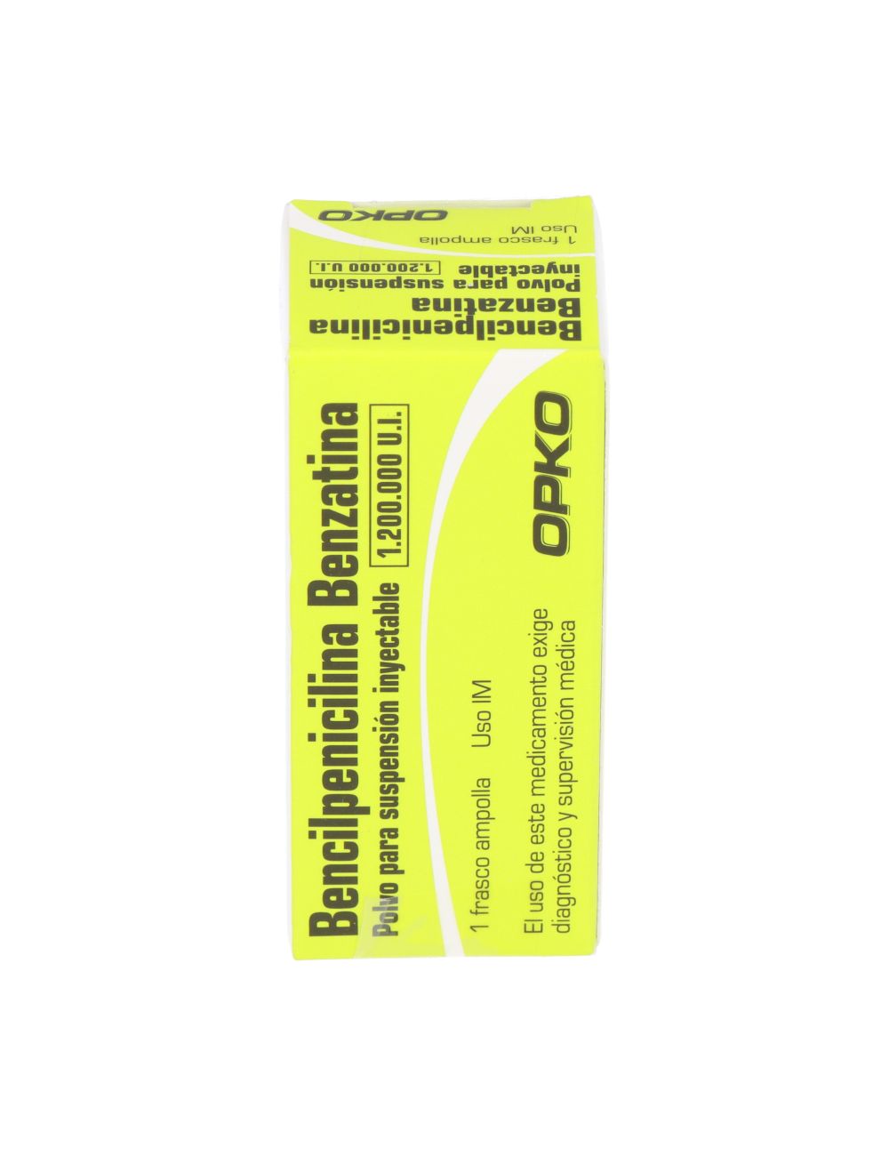 BENZATINA BENCILPENICILINA 1.200.000 U.I. POLVO PARA SUSPENCION INYECTABLE LOB. OPKO