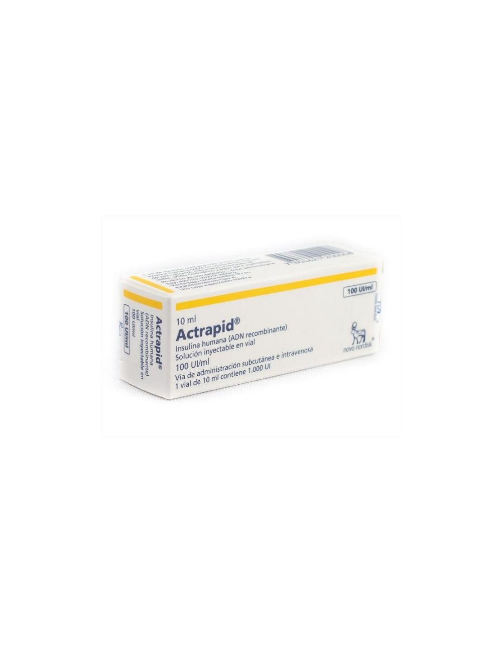 ACTRAPID INSULINA CRISTALINA FRASCO AMPOLLA 100UI/ML 10 ML NOVO NORDISK