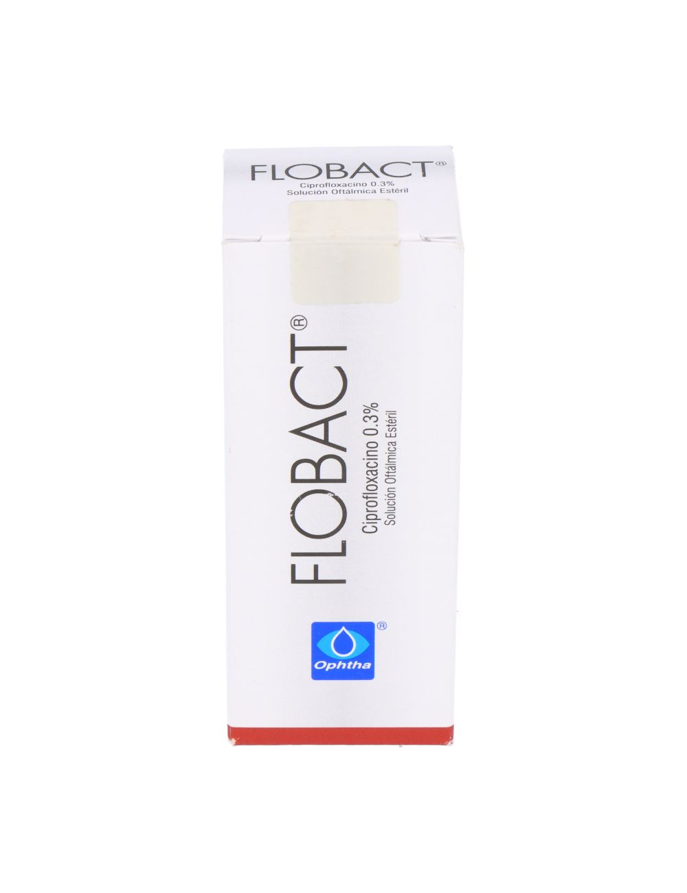 FLOBACT CIPROFLOXACINO 0.3% SOLUCION OFTALMICA ESTERIL  5ML  LAB.OPHTHA