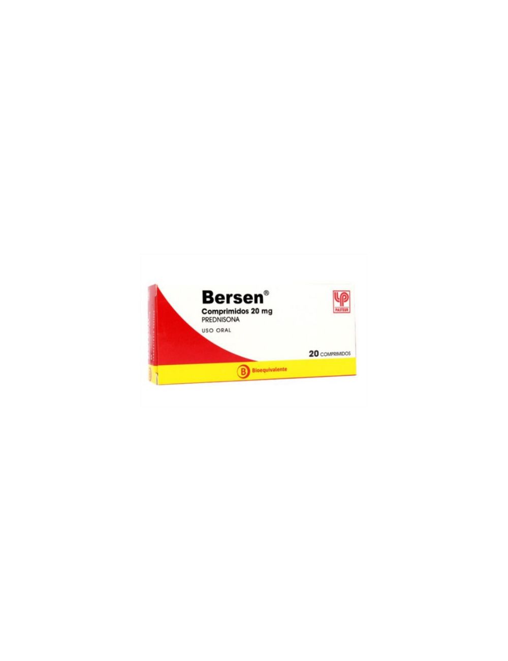 PREDNISONA BERSEN 20 MG 20 COMPRIMIDOS BIOEQUIVALENTE LABORATORIO PASTEUR