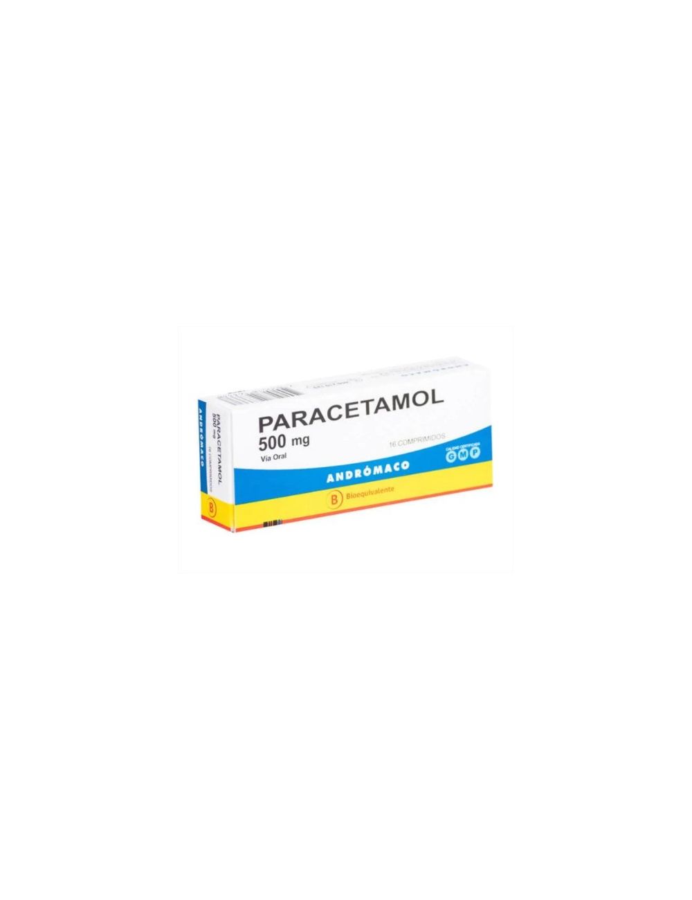 Precio Paracetamol 500 mg 16 Comprimidos Farmalisto CL