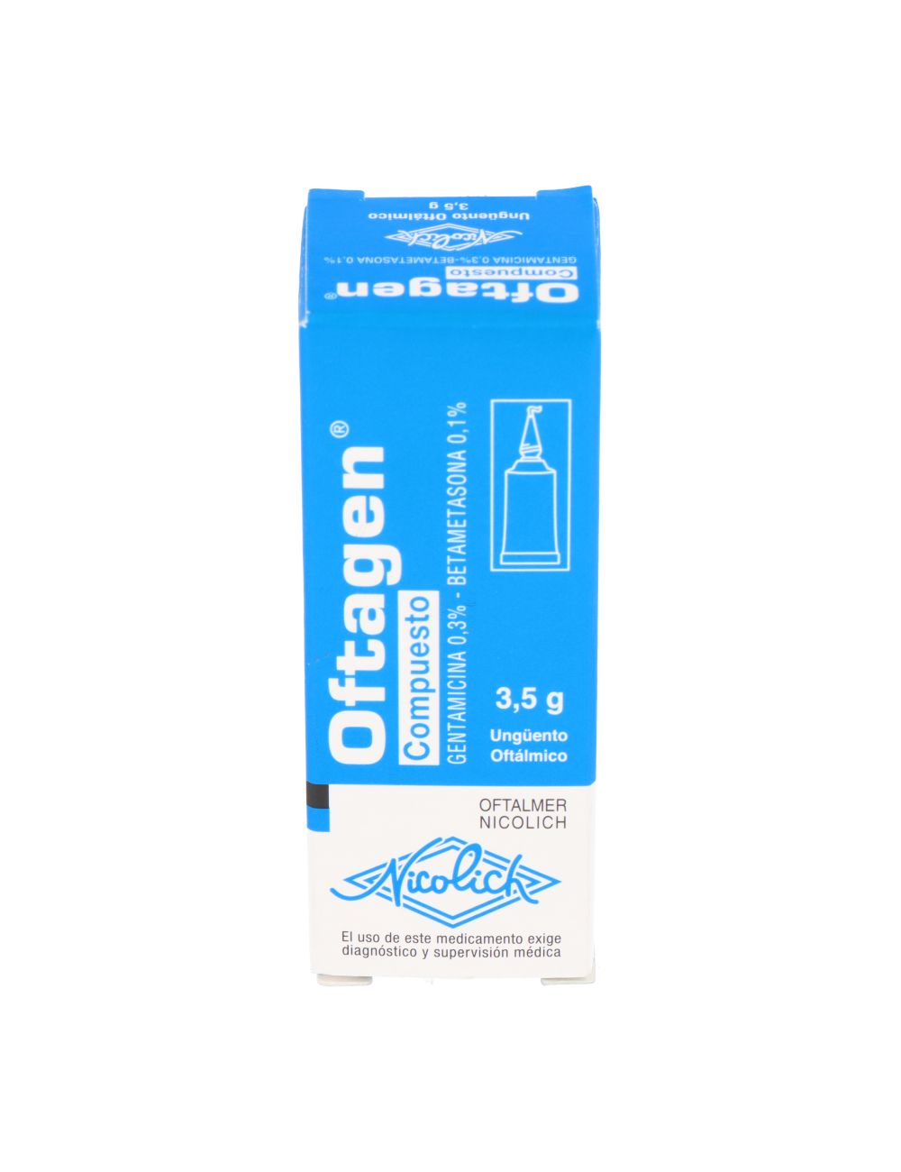GENTAMICINA BETAMETASONA OFTAGEN COMPUESTO UNGÜENTO OFTÁLMICO 0.3/0.1% 3.5 GR SAVAL