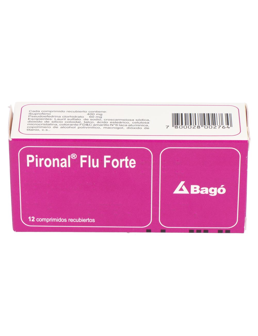 PIRONAL FLU FORTE 12 COMPRIMIDOS RECUBIERTOS BAGO