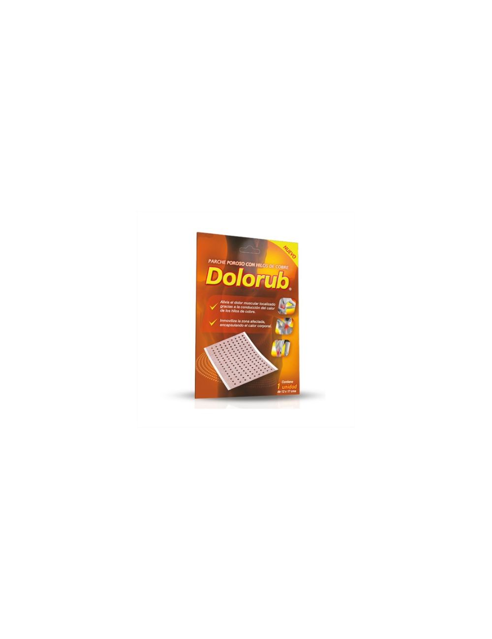 DOLORUB PARCHE POROSO CON HILOS DE COBRE 1 PARCHE MAVER
